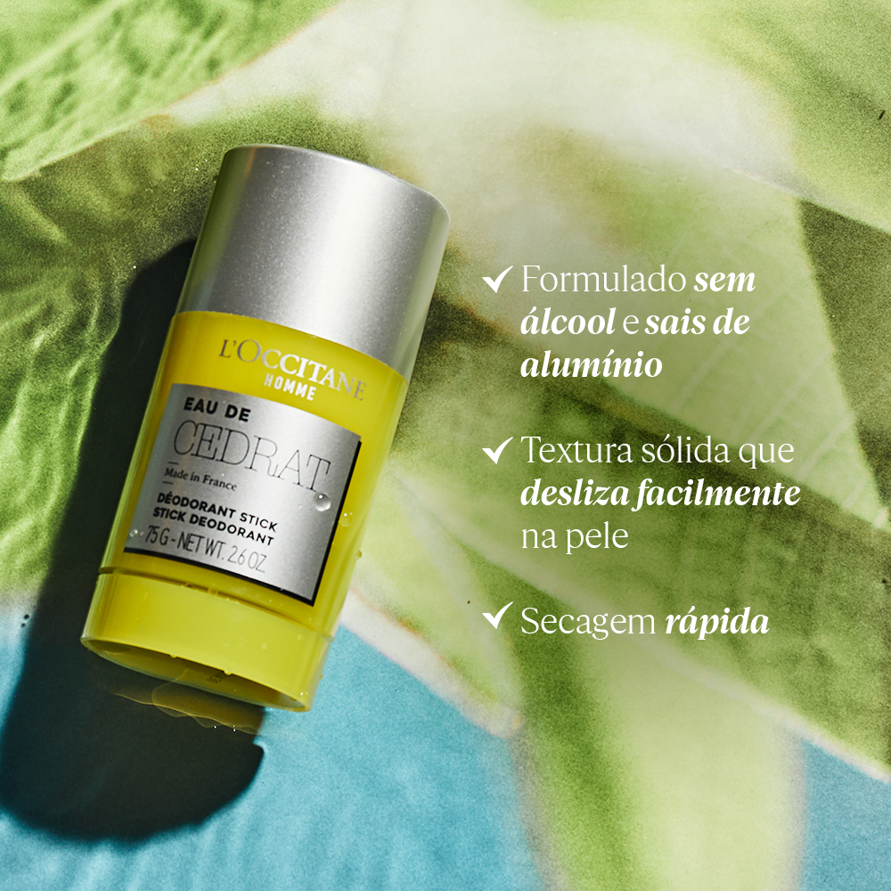 Desodorante Stick Eau De Cedrat 75g, , large image number 1